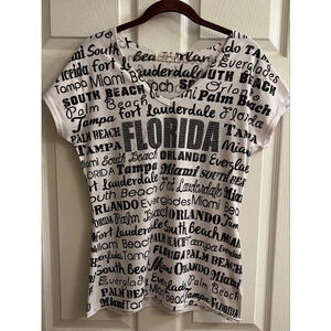SWEET GISELE~FLORIDA~ BLING TEE~LG